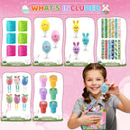 120pcs Easter Basket Filler Set with Colorful Eggs-1