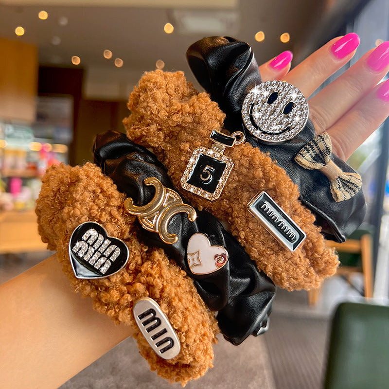 Cute Maillard Style Lamb Hair Tie