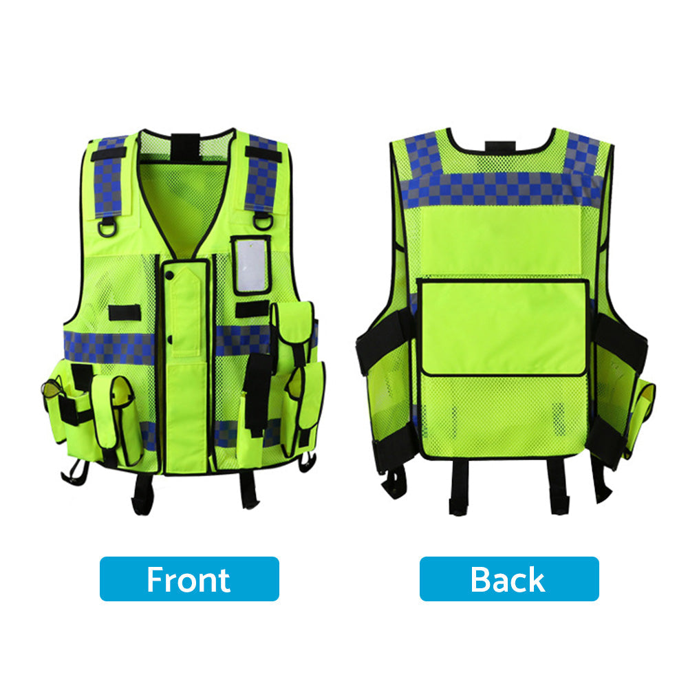Ultimate Security Reflective Executive Safety Vests. Hi Vis Protective Work Wear-0