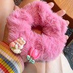 Knock Cute Tulip Bunny Lamb Hair Tie