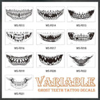 Halloween Ghost Teeth Sticker