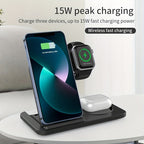 3-in-1 Fast Wireless Charger for iPhone & Apple Devices-3