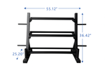 Steel Dumbbell Racks Vertical & Horizontal (3, 6, 8, 10 Levels)
