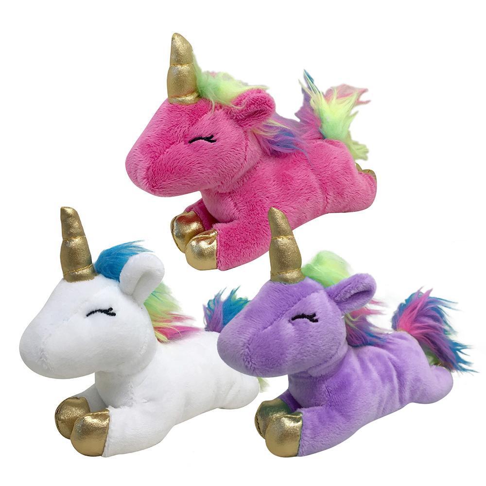Unicorn Plush Toy with Hidden Squeaker