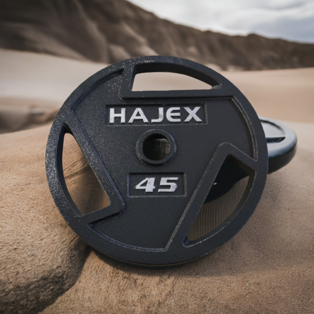 HAJEX Tri Grip Cast Iron Weight Plates