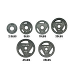 HAJEX Tri Grip Cast Iron Weight Plates