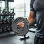 HAJEX Tri Grip Cast Iron Weight Plates