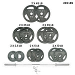 HAJEX Tri Grip Cast Iron Weight Plates