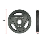 HAJEX Tri Grip Cast Iron Weight Plates