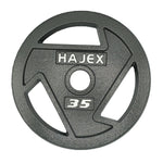 HAJEX Tri Grip Cast Iron Weight Plates