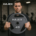 HAJEX Tri Grip Cast Iron Weight Plates