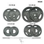 HAJEX Tri Grip Cast Iron Weight Plates