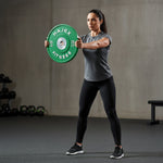 HAJEX Olympic Competition Steel Hub Bumper Plates Colored - 15, 25, 35, 45, 55 LB