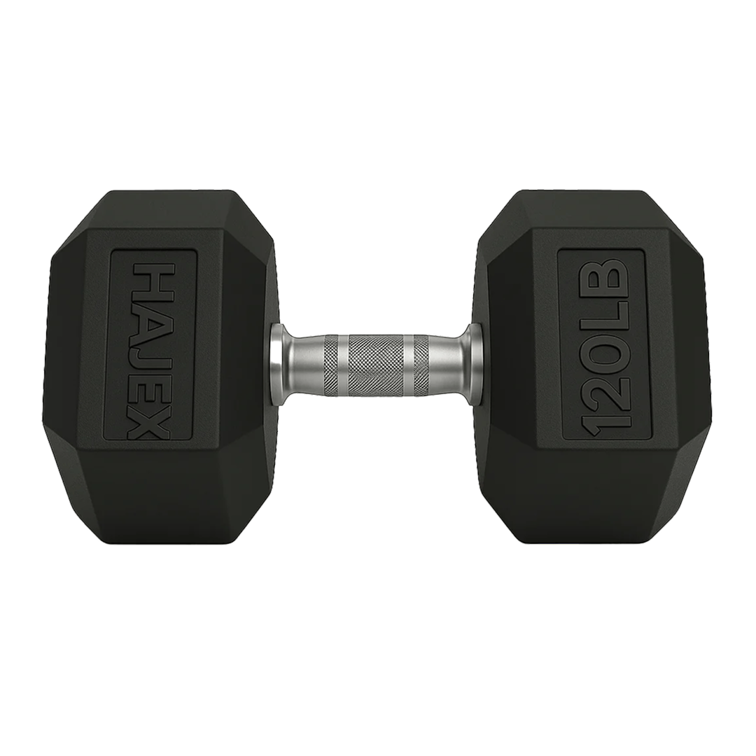 HAJEX Rubber Hex Dumbbells in Canada (2.5 to 150 LB) - Performance Series