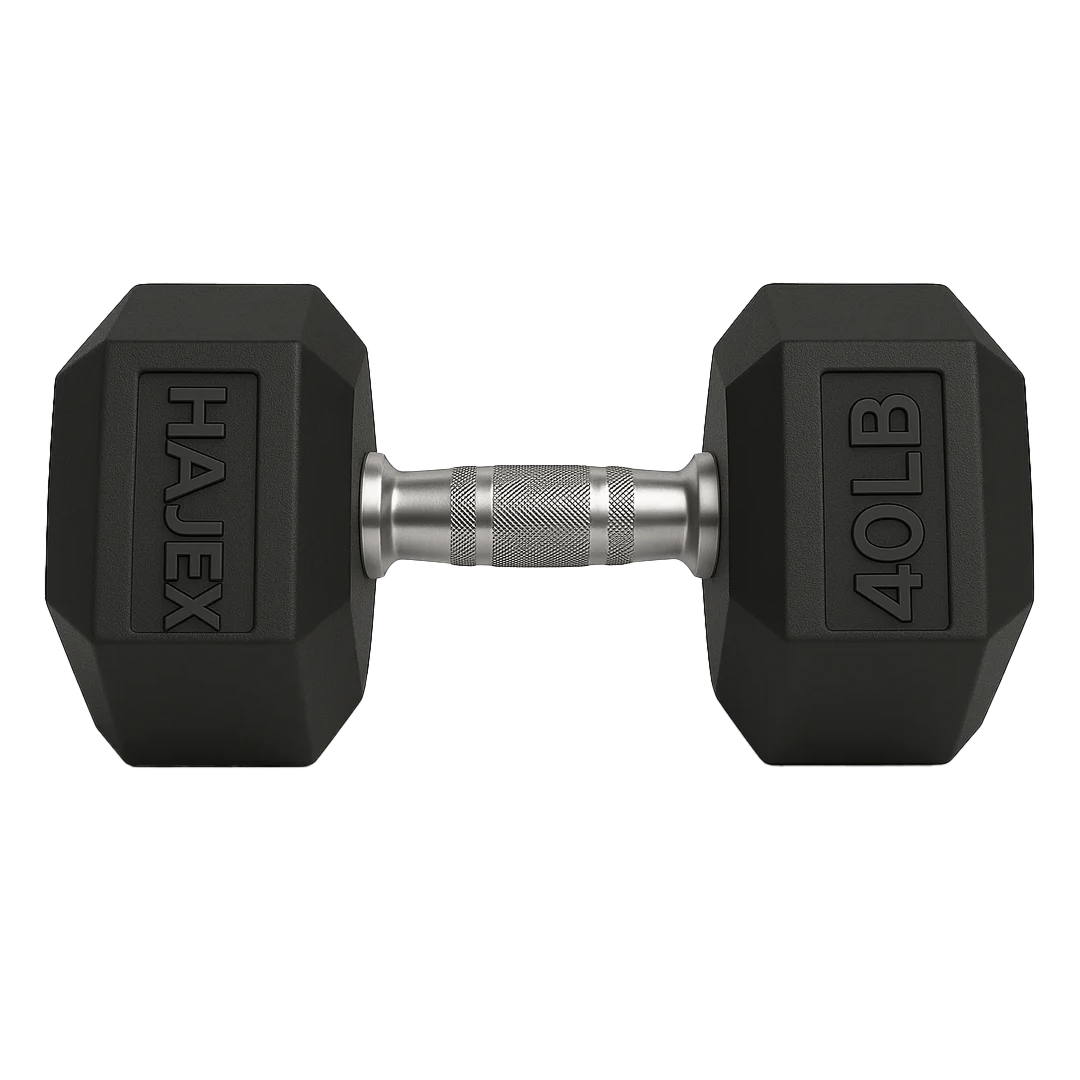 HAJEX Rubber Hex Dumbbells in Canada (2.5 to 150 LB) - Performance Series