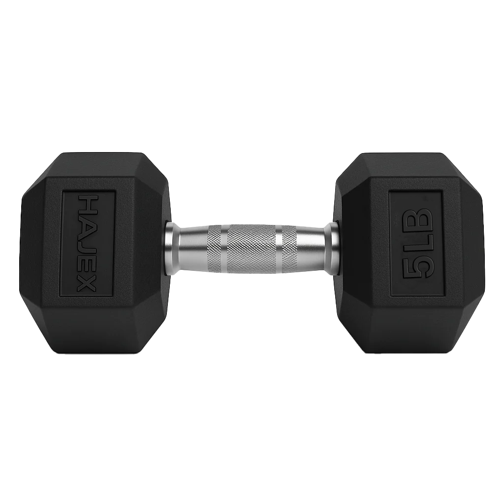 HAJEX Rubber Hex Dumbbells in Canada (2.5 to 150 LB) - Performance Series