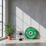 HAJEX Olympic Competition Steel Hub Bumper Plates Colored - 15, 25, 35, 45, 55 LB