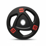 HAJEX Rubber Olympic Bumper Grip Weight Plates & Sets in LBs & KGs