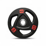 HAJEX Rubber Olympic Bumper Grip Weight Plates & Sets in LBs & KGs