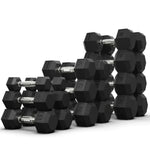 HAJEX Rubber Hex Dumbbells in Canada (2.5 to 150 LB) - Performance Series