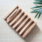 Natural Bamboo Soap Dish - Zero Waste Biodegradable Soap Tray -