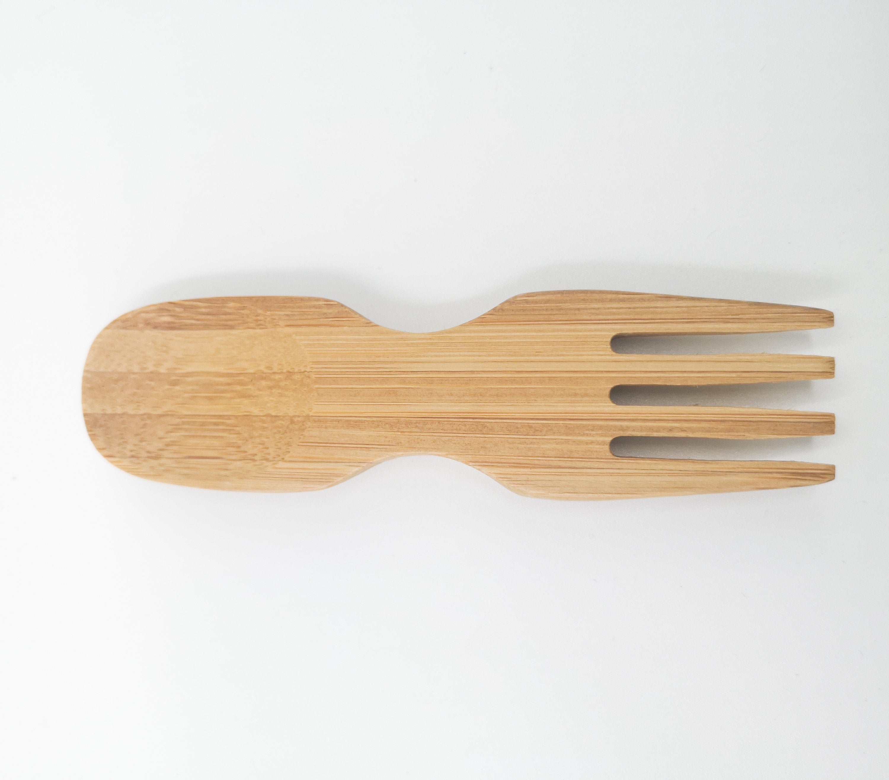Natural Bamboo Spork-Zero Waste Free Of Plastic-Sustainable Cotton