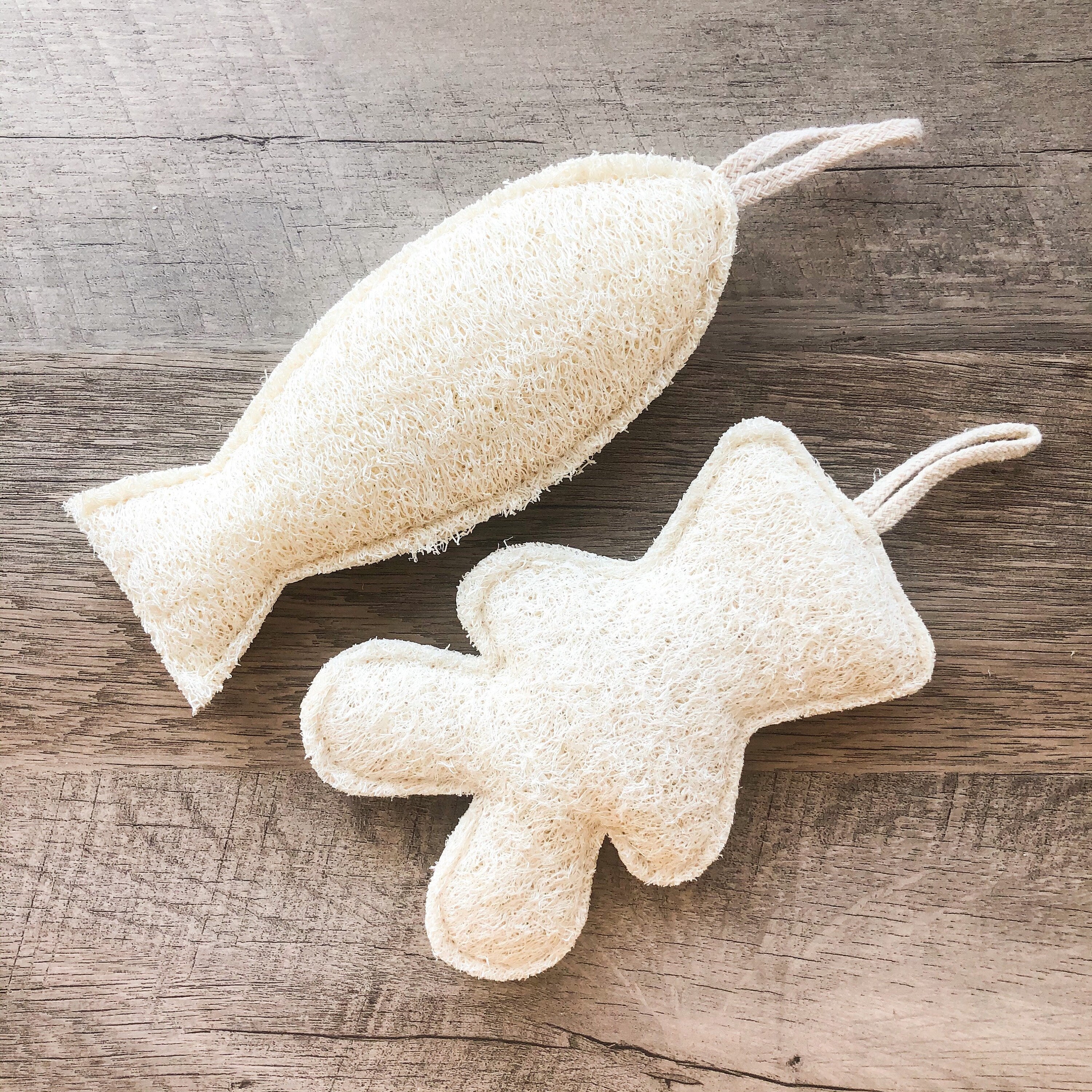 Natural Organic Loofah Bath & Kitchen Sponge - Zero Waste Plastic Free