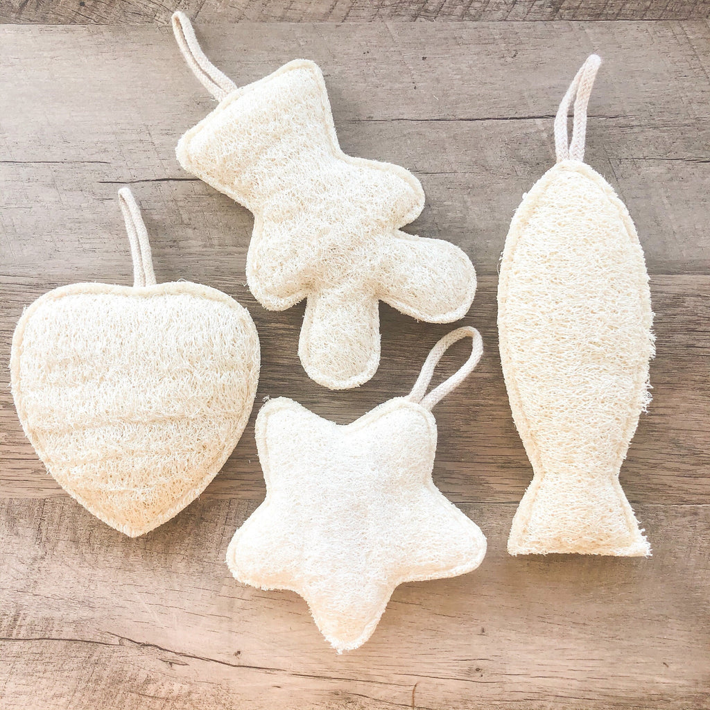 Natural Organic Loofah Bath & Kitchen Sponge - Zero Waste Plastic Free