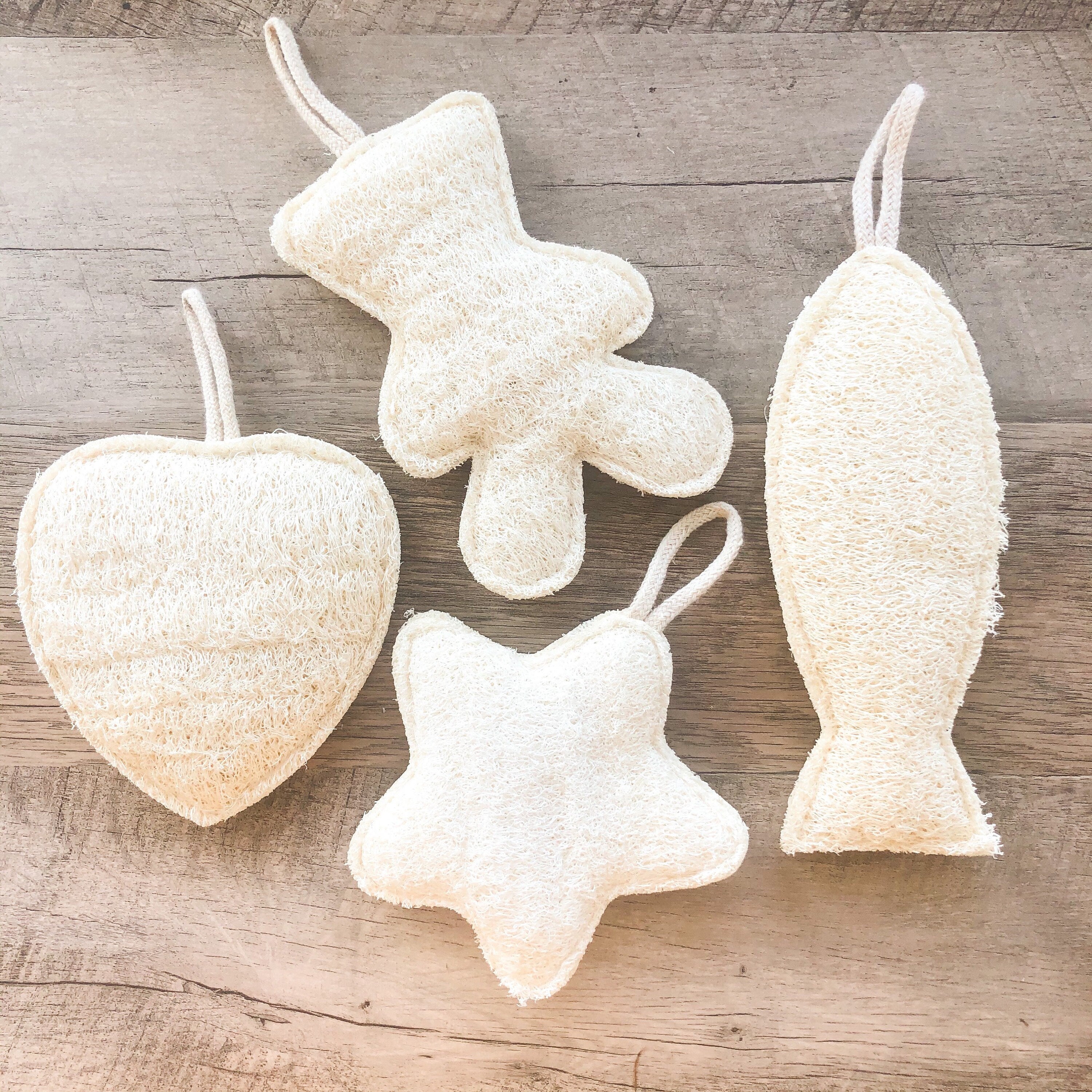 Natural Organic Loofah Bath & Kitchen Sponge - Zero Waste Plastic Free
