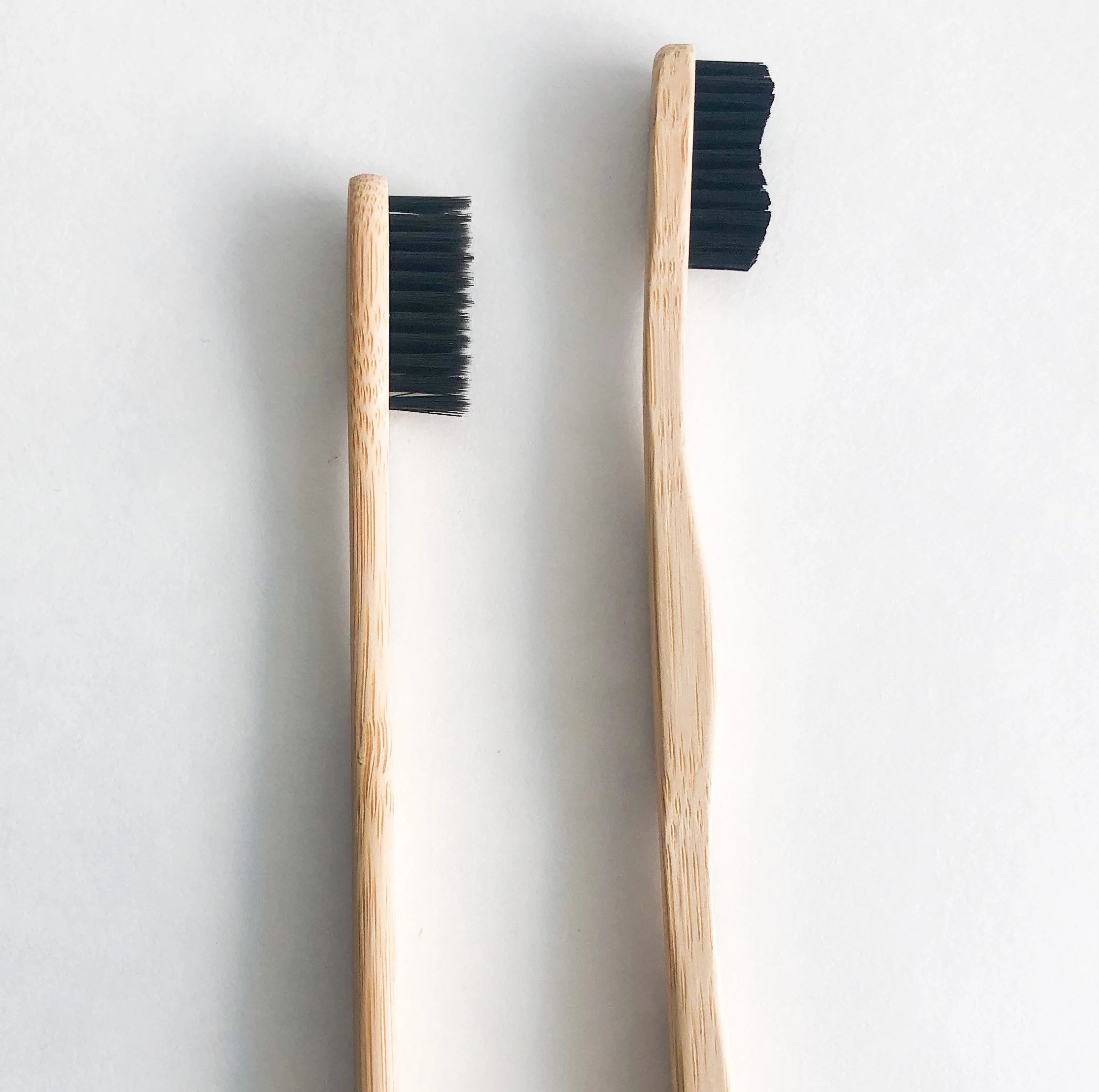 Eco Friendly Natural Bamboo Toothbrush - Activated Charcoal Bristle -