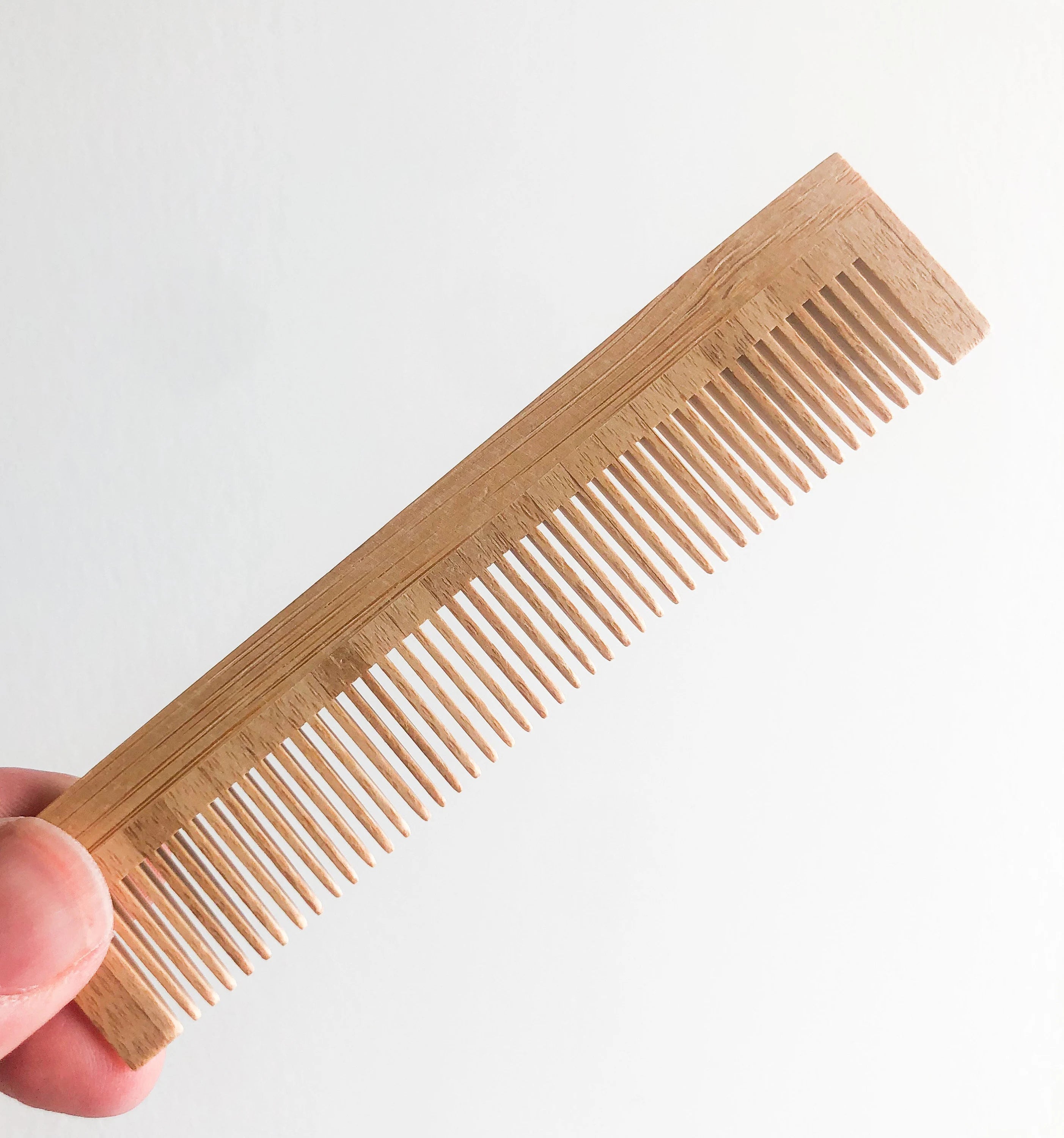 Plastic Free Natural Bamboo Comb - Zero Waste Static Free Comb