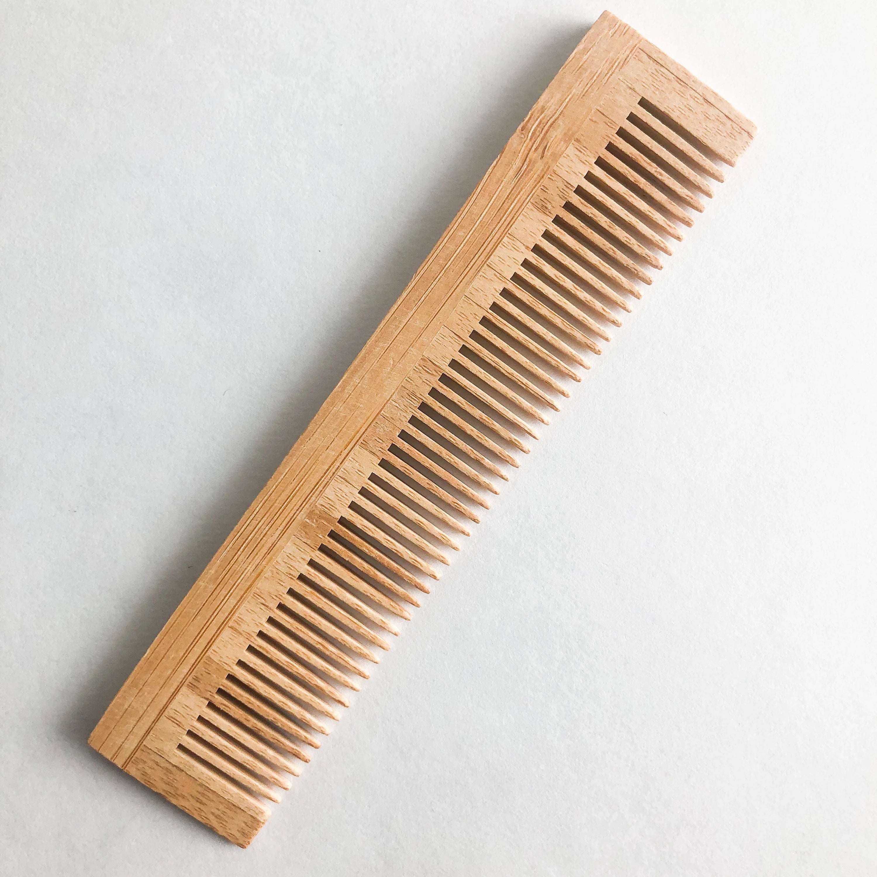 Plastic Free Natural Bamboo Comb - Zero Waste Static Free Comb
