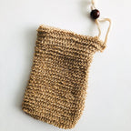 Natural Organic Handmade Jute Soap Bag - Zero Waste Biodegradable Soap