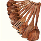 Teak Wood Cookware Set (10pcs)-0