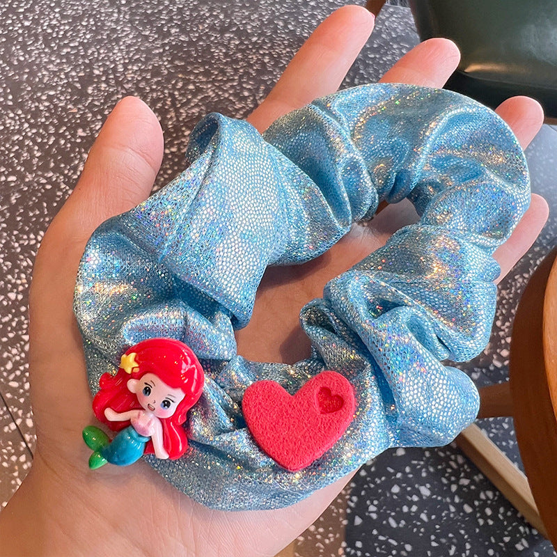 Deep Sea Blue Mermaid Hair Tie