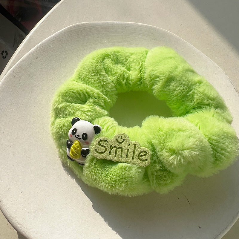 Cute Panda Plush Hair Tie