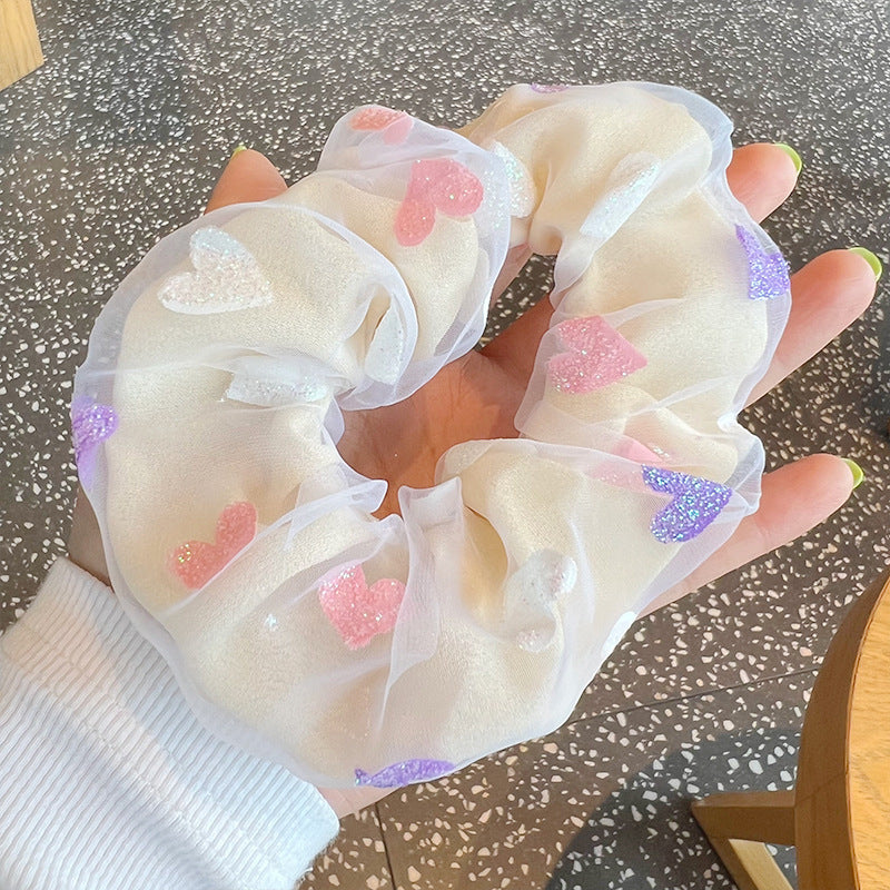 Sweet Love Mesh Double Layer Hair Tie