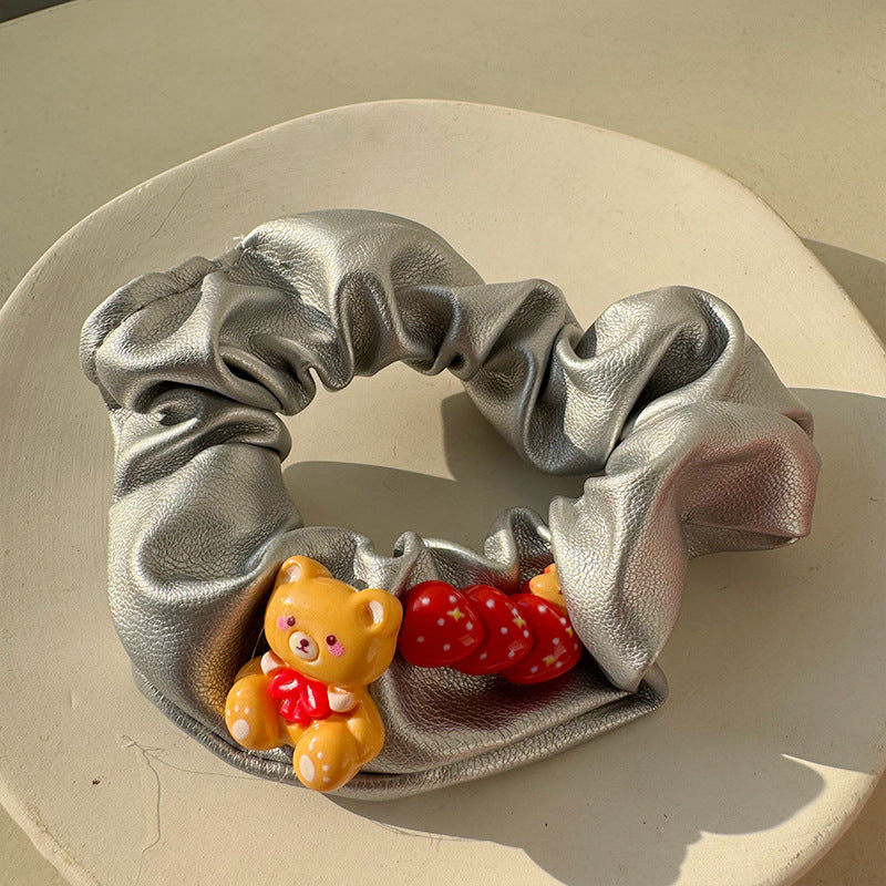 Cute Little Girl Plush Hair Tie