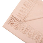 Écharpe rose en laine d'alpaga