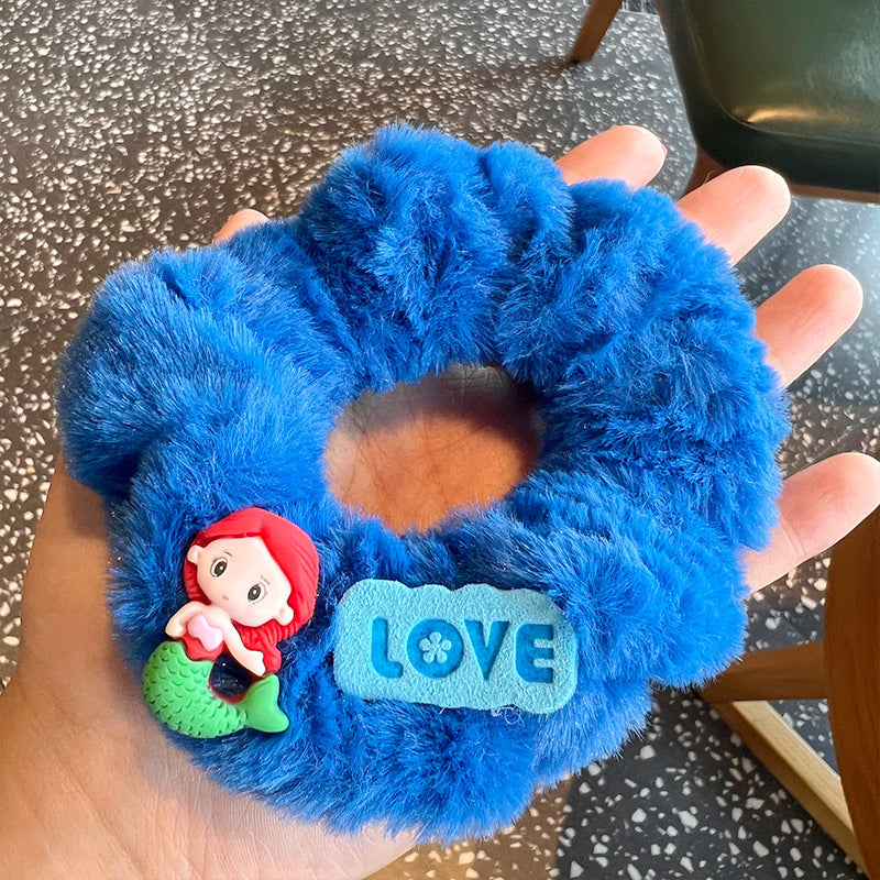 Deep Sea Blue Mermaid Hair Tie