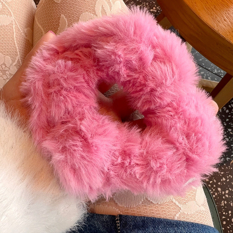 Versatile Plush Hair Tie Set