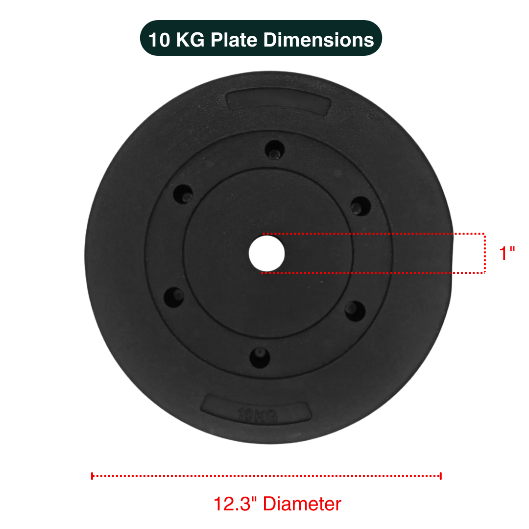 Standard & Olympic PVC Weight Plates in KG & LB