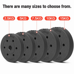 Standard & Olympic PVC Weight Plates in KG & LB