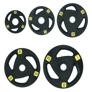 Squat Rack, Bench, Barbell & Weight Plates Stack