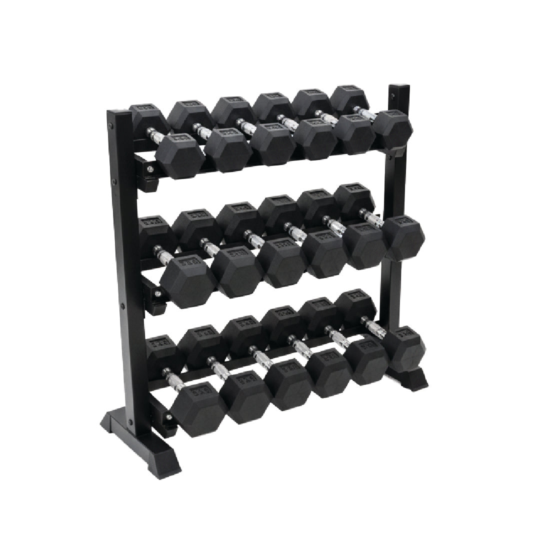 HAJEX Rubber Hex Dumbbells in Canada (2.5 to 150 LB) - Performance Series