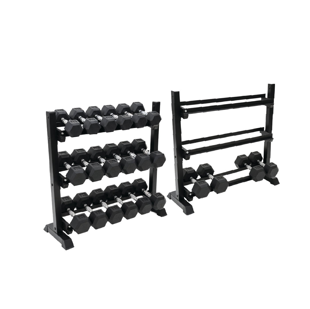 HAJEX Rubber Hex Dumbbells in Canada (2.5 to 150 LB) - Performance Series