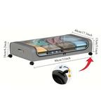 Under Bed Storage Container with Wheels & Lid