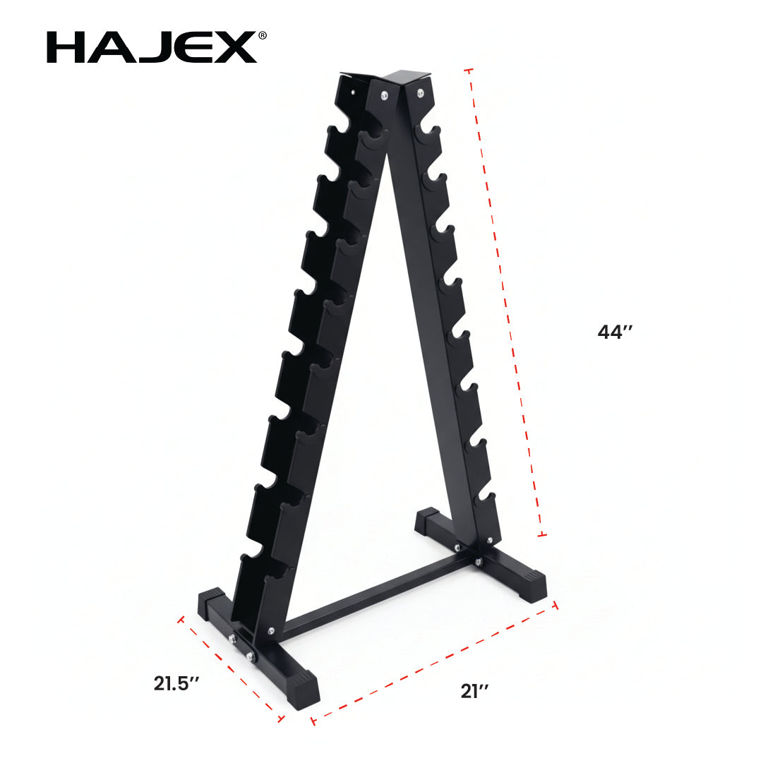 Steel Dumbbell Racks Vertical & Horizontal (3, 6, 8, 10 Levels)