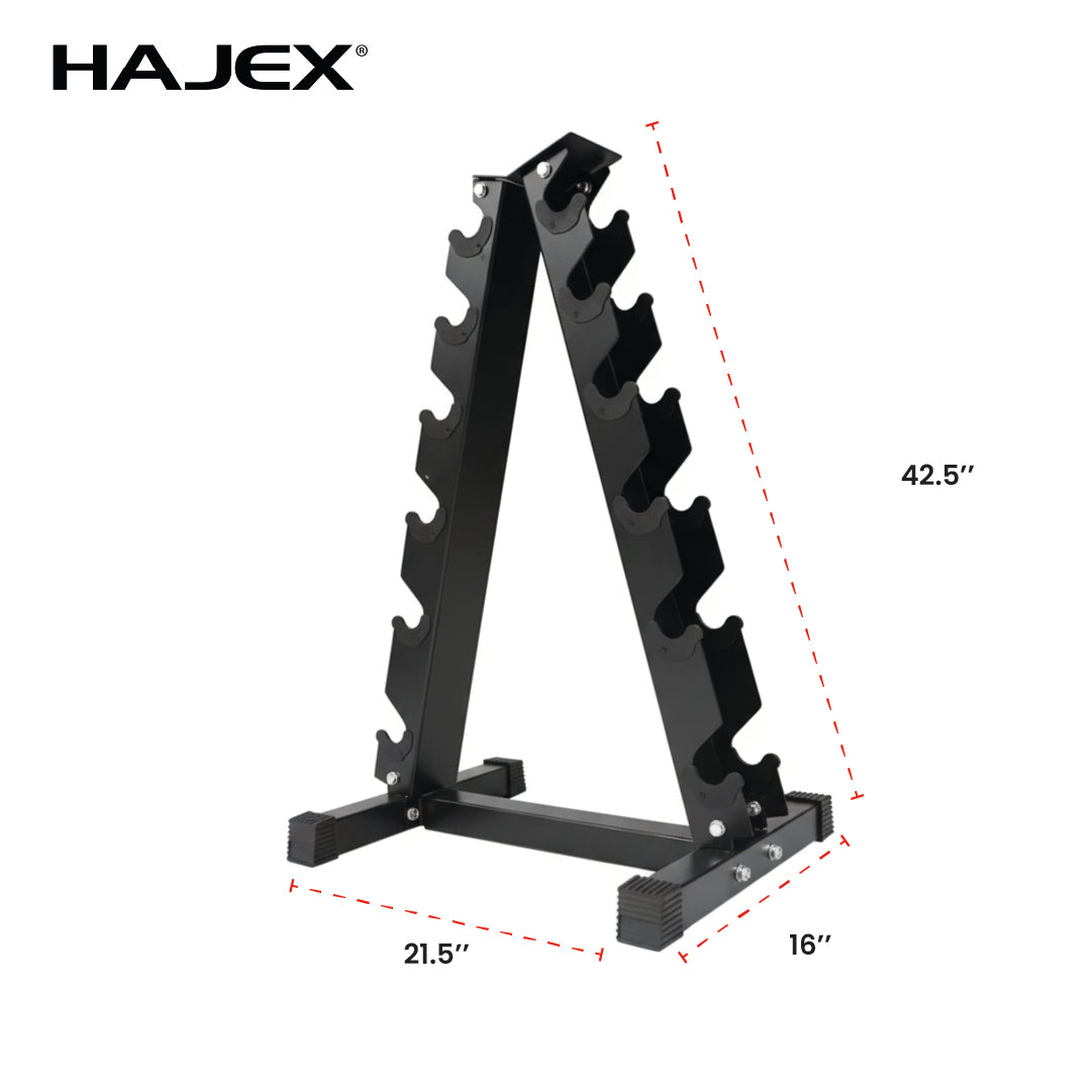 Steel Dumbbell Racks Vertical & Horizontal (3, 6, 8, 10 Levels)
