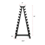 Steel Dumbbell Racks Vertical & Horizontal (3, 6, 8, 10 Levels)